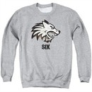 Six A&E TV Show Sweatshirt Wolf Adult Athletic Heather Sweat Shirt