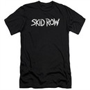 Skid Row Slim Fit Shirt Logo Black T-Shirt
