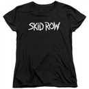 Skid Row Womens Shirt Logo Black T-Shirt