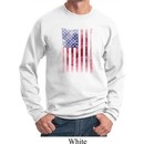 Skull in American Flag Sweatshirt