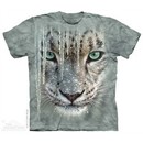 Snow Leopard Shirt Tie Dye Adult T-Shirt Tee