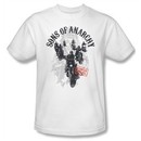 Sons Of Anarchy Shirt Reapers Ride Adult White Tee T-Shirt