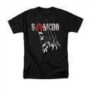 Sons Of Anarchy Shirt Rip Through Adult Black Tee T-Shirt
