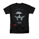 Sons Of Anarchy Shirt Skull Face Adult Black Tee T-Shirt