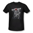 Sons Of Anarchy Shirt Slim Fit Reaper Logo Black T-Shirt