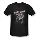 Sons Of Anarchy Shirt Slim Fit V-Neck Reaper Logo Black T-Shirt
