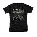 Sons Of Anarchy Shirt Sons Live Free Adult Black Tee T-Shirt