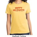 Spooky Happy Halloween Ladies T-shirt