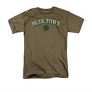 St. Patrick's Day Shirt Bean Town Adult Safari Green Tee T-Shirt
