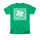 St. Patrick's Day Shirt Celtic Clover Adult Kelly Green Tee T-Shirt
