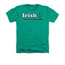 St. Patrick's Day Shirt Irish  Adult Heather Kelly Green Tee T-Shirt