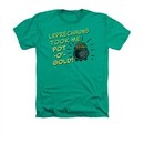 St. Patrick's Day Shirt Merry Thieves Adult Heather Kelly Green Tee T-Shirt