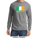 St Patrick's Day Distressed Ireland Flag Long Sleeve Shirt