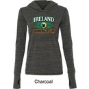 St Patrick's Day Ireland Drinking Team Ladies Tri Blend Hoodie Shirt