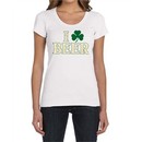St Patricks Day Ladies Shirt I Love Beer Scoop Neck Tee T-Shirt