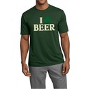 St Patricks Day Mens Shirt I Love Beer Moisture Wicking Tee T-Shirt