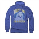 Star Trek Hoodie Trust Me I'm A Doctor Royal Blue Sweatshirt Hoody