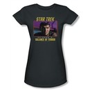 Star Trek Juniors Shirt Balance Of Terror Charcoal T-shirt Tee