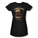 Star Trek Juniors Shirt Poker Face Black Tee T-Shirt