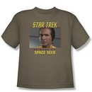 Star Trek Kids Shirt Space Seed Safari Green Youth T-Shirt Tee