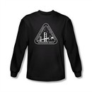 Star Trek Shirt Academy Logo Long Sleeve Black Tee T-Shirt
