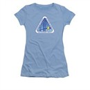 Star Trek Shirt Juniors Academy Logo Carolina Blue T-Shirt