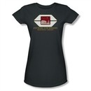 Star Trek Shirt Juniors Cochrane Charcoal T-Shirt