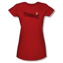 Star Trek Shirt Juniors Expendable Red T-Shirt
