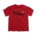 Star Trek Shirt Kids Expendable Red T-Shirt