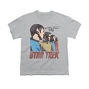 Star Trek Shirt Kids Federation Men Silver T-Shirt