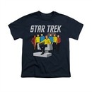 Star Trek Shirt Kids Vector Crew Navy T-Shirt