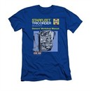 Star Trek Shirt Slim Fit Tricorder Manual Royal Blue T-Shirt