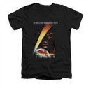 Star Trek Shirt Slim Fit V-Neck Insurrection Black T-Shirt