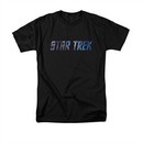 Star Trek Shirt Space Logo Black T-Shirt