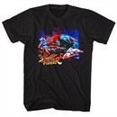 Street Fighter Shirt Alley Fight Black T-Shirt