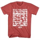 Street Fighter Shirt Select Screen Heather Red T-Shirt