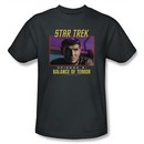 Star Trek Shirt Balance Of Terror Adult Charcoal Tee T-Shirt