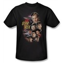 Star Trek Shirt The Classic Crew Adult Black Tee T-Shirt