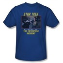 Star Trek Shirt The Enterprise Incident Adult Royal Tee T-Shirt