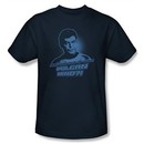 Star Trek Shirt McCoy Vulcan Mind Adult Navy Tee T-Shirt