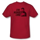 Star Trek Shirt Im Number One Adult Red Tee T-Shirt