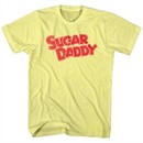 Sugar Daddy Shirt Retro Candy Logo Yellow T-Shirt