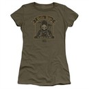 Suicide Squad Juniors Shirt Belle Reve Olive T-Shirt