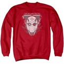 Suicide Squad Sweatshirt The Way Adult Red Sweat Shirt