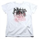 Suicide Squad Womens Shirt Splatter White T-Shirt