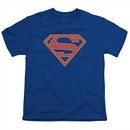 Supergirl Kids Shirt Logo Royal Blue T-Shirt