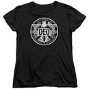 Supergirl Womens Shirt DEO Symbol Black T-Shirt