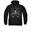 Superman Hoodie Villians Black Sweatshirt Hoody
