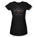 Superman Juniors T-shirt DC Comics Nerd Rage Black Tee Shirt