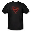 Superman Kids T-shirt DC Comics Los Angeles Shield Black Tee Youth